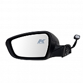 K-Source Exterior Mirror Electric Rectangular Black Single - 75562K