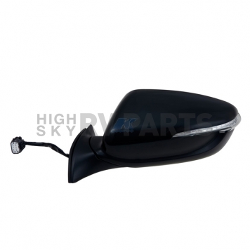 K-Source Exterior Mirror Electric Rectangular Black Single - 75562K-1