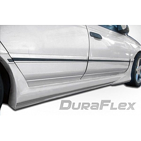 Extreme Dimensions Side Skirt - Primered Fiberglass Reinforced Plastic Black Set of 2 - 100713