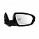 K-Source Exterior Mirror Electric Rectangular Black Single - 75563K