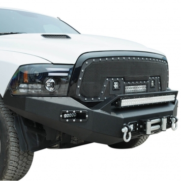 Paramount Automotive Bumper Direct-Fit 1-Piece Design Black - 570204-4