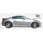 Extreme Dimensions Side Skirt - Primered Fiberglass Reinforced Plastic Black Set of 2 - 100511