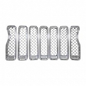 Coast To Coast Grille Insert - Chrome Plated ABS Plastic - GI495
