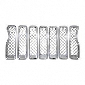Coast To Coast Grille Insert - Chrome Plated ABS Plastic - GI495