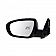 K-Source Exterior Mirror Electric Rectangular Black Single - 75564K