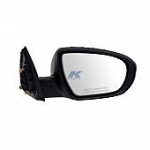 K-Source Exterior Mirror Electric Rectangular Black Single - 75565K