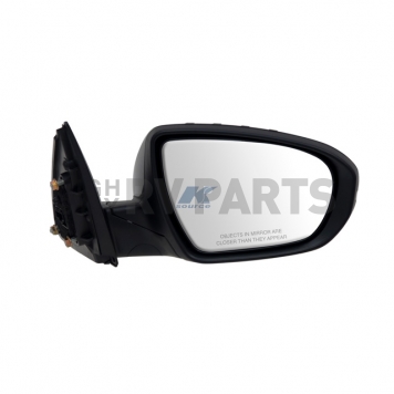 K-Source Exterior Mirror Electric Rectangular Black Single - 75565K