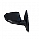 K-Source Exterior Mirror Electric Rectangular Black Single - 75565K