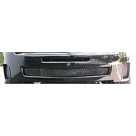 Street Scene Bumper Grille Insert Mesh Black Chrome Black Steel - 95076112
