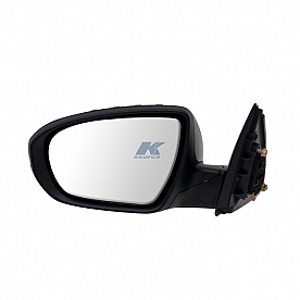 K-Source Exterior Mirror Electric Rectangular Black Single - 75566K
