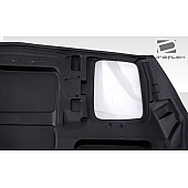 Extreme Dimensions Hood - Primered Fiberglass Black - 103444