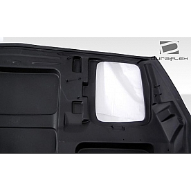 Extreme Dimensions Hood - Primered Fiberglass Black - 103444