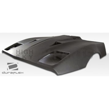 Extreme Dimensions Hood - Primered Fiberglass Black - 103444-1