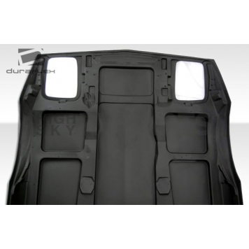 Extreme Dimensions Hood - Primered Fiberglass Black - 103444-3