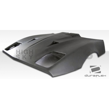 Extreme Dimensions Hood - Primered Fiberglass Black - 103444-7