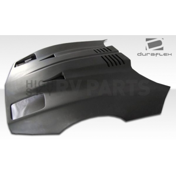 Extreme Dimensions Hood - Primered Fiberglass Black - 103444-8