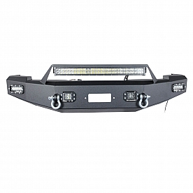 Paramount Automotive Bumper Direct-Fit 1-Piece Design Black - 570308
