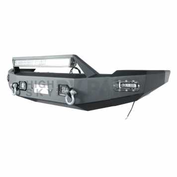 Paramount Automotive Bumper Direct-Fit 1-Piece Design Black - 570308-2