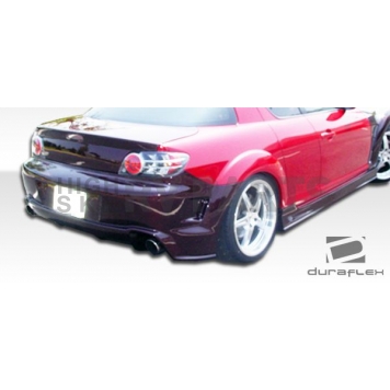 Extreme Dimensions Side Skirt - Primered Fiberglass Reinforced Plastic Black Set of 2 - 100581-1