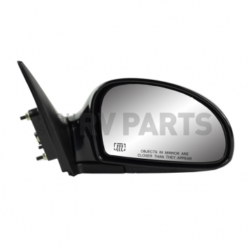 K-Source Exterior Mirror Electric Rectangular Black Single - 75569K