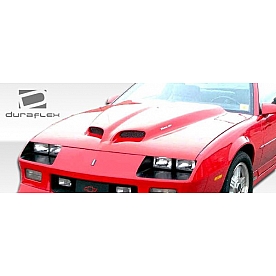 Extreme Dimensions Hood - Primered Fiberglass Black - 103476