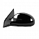 K-Source Exterior Mirror Electric Rectangular Black Single - 75570K