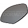 Help! By Dorman Exterior Mirror Glass Rectangular Manual Single - 55043