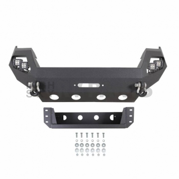 Paramount Automotive Bumper Direct-Fit 1-Piece Design Black - 570418
