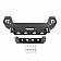 Paramount Automotive Bumper Direct-Fit 1-Piece Design Black - 570418
