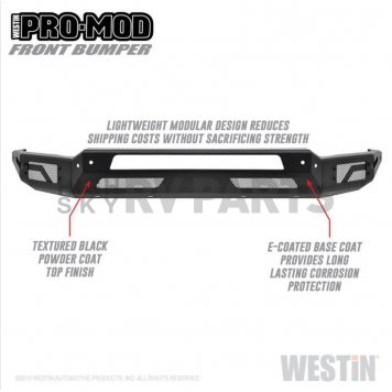 Westin Automotive Pro-Mod Bumper Modular Design Steel Black - 5841195-1