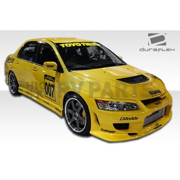 Extreme Dimensions Side Skirt - Primered Fiberglass Reinforced Plastic Black Set of 2 - 100486-3