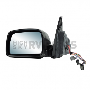 K-Source Exterior Mirror Electric OEM Black Single - 77002W