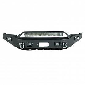 Paramount Automotive Bumper Direct-Fit 1-Piece Design Black - 570406