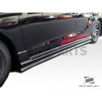 Extreme Dimensions Side Skirt - Primered Fiberglass Reinforced Plastic Black Set of 2 - 100407-2