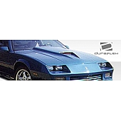 Extreme Dimensions Hood - Primered Fiberglass Black - 103478