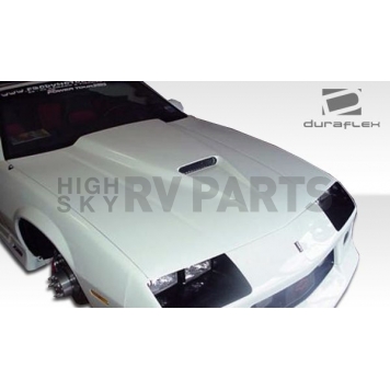 Extreme Dimensions Hood - Primered Fiberglass Black - 103478-1