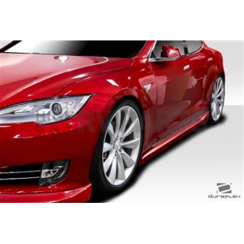 Extreme Dimensions Side Skirt - Matte Fiberglass Reinforced Plastic Black Set of 2 - 113552