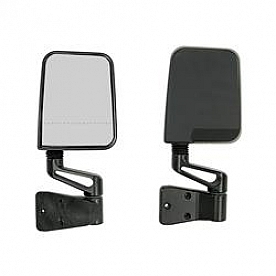 Rugged Ridge Exterior Mirror Manual Rectangular Set Of 2 - 1101701