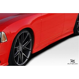 Extreme Dimensions Side Skirt - Fiberglass Reinforced Plastic Black Set of 2 - 113291
