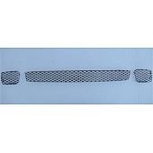 Street Scene Bumper Grille Insert Mesh Black Chrome Black Steel - 95076134
