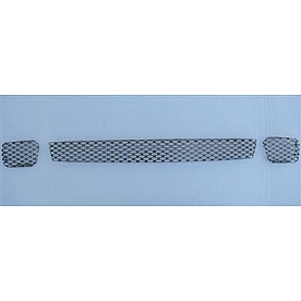 Street Scene Bumper Grille Insert Mesh Black Chrome Black Steel - 95076134