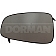 Help! By Dorman Exterior Mirror Glass OEM Manual Single - 56187