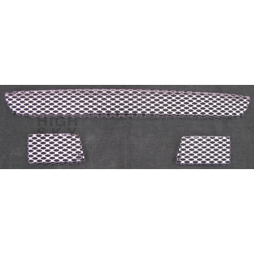 Street Scene Bumper Grille Insert Mesh Black Chrome Black Steel - 95076143