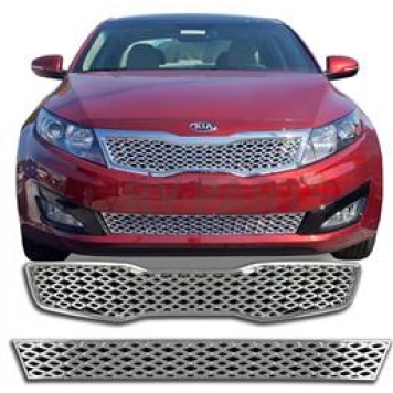 Coast To Coast Grille Insert - Chrome Plated ABS Plastic - GI112