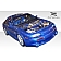 Extreme Dimensions Side Skirt - Primered Fiberglass Reinforced Plastic Black Set of 2 - 102474