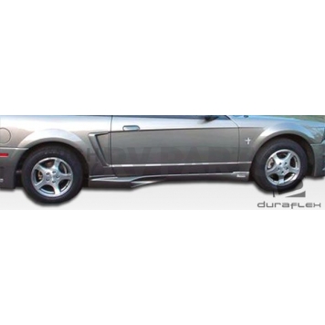 Extreme Dimensions Side Skirt - Primered Fiberglass Reinforced Plastic Black Set of 2 - 102478-5