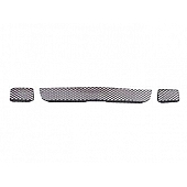 Street Scene Bumper Grille Insert Mesh Black Chrome Black Steel - 95076144