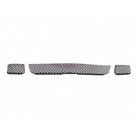 Street Scene Bumper Grille Insert Mesh Black Chrome Black Steel - 95076144