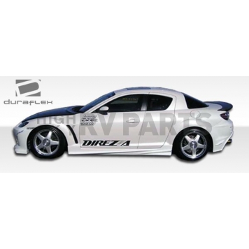 Extreme Dimensions Side Skirt - Primered Fiberglass Reinforced Plastic Black Set of 2 - 102300-1