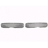 Street Scene Bumper Grille Insert Mesh Black Chrome Black Steel - 95076145